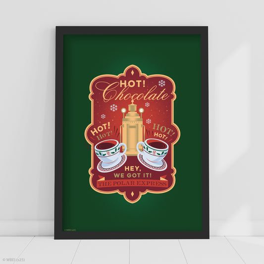 The Polar Express – Hot Chocolate Poster Wall Art