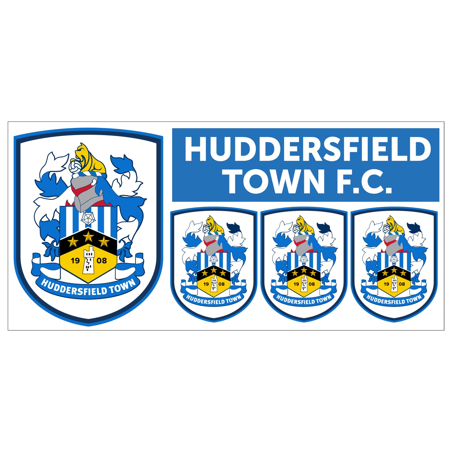 Huddersfield Football Club - Decal Sticker Set