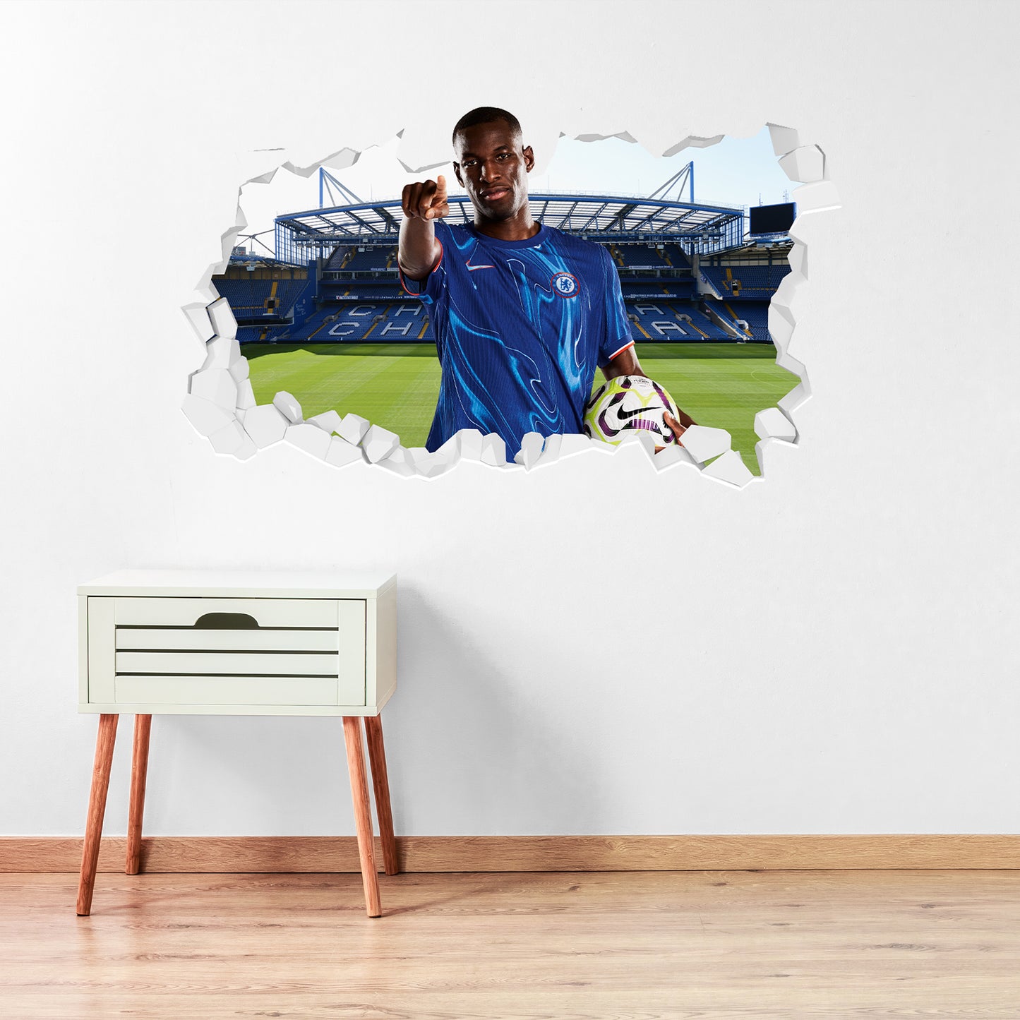 Chelsea Football Club - Jackson 24/25 Broken Wall Sticker