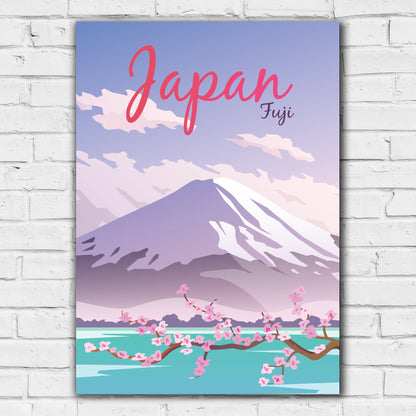 World City Print - Fuji Japan Poster Wall Art
