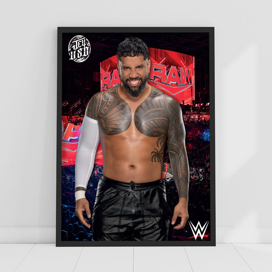 WWE Print - Jey Uso Crowd Poster Wrestling Wall Art