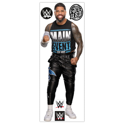 WWE - Jey Uso Wrestler Decal + Bonus Wall Sticker Set