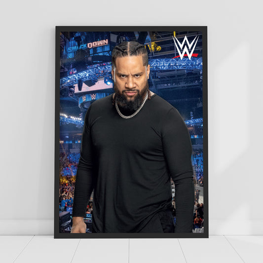WWE Print - Jimmy Uso Crowd Poster Wrestling Wall Art