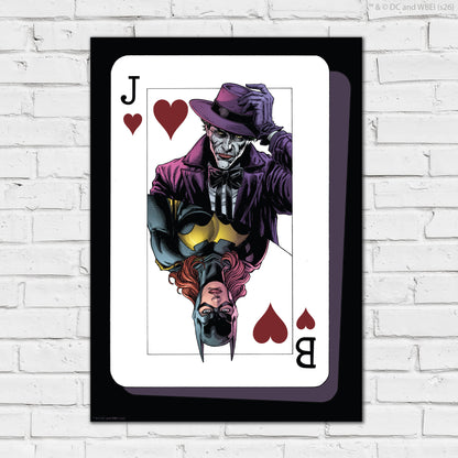 The Joker™ Print –  Joker And Batgirl Card Poster Wall Art