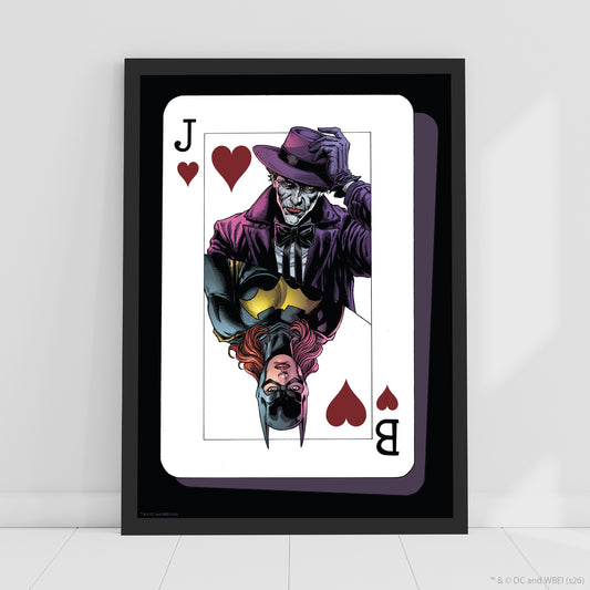 The Joker™ Print –  Joker And Batgirl Card Poster Wall Art