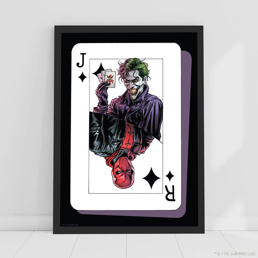 The Joker™ Print –  Joker And Red Hood Card Poster Wall Art