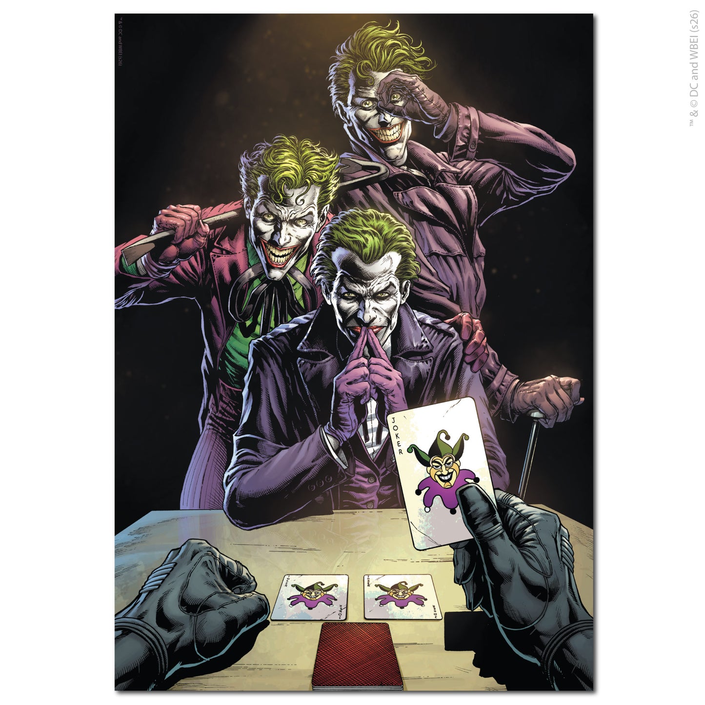 The Joker™ Print – The Joker Playing Cards Poster Wall Art