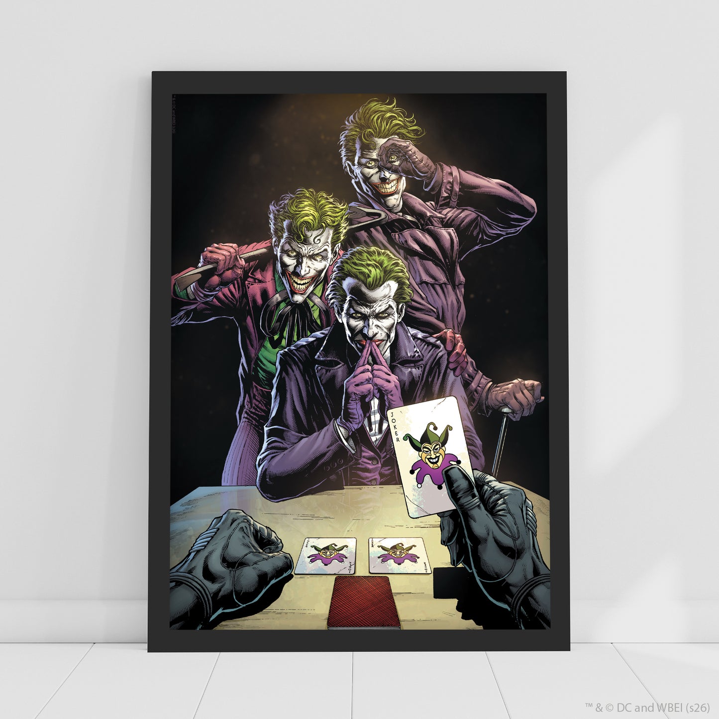 The Joker™ Print – The Joker Playing Cards Poster Wall Art
