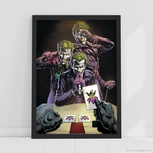 The Joker™ Print – The Joker Playing Cards Poster Wall Art