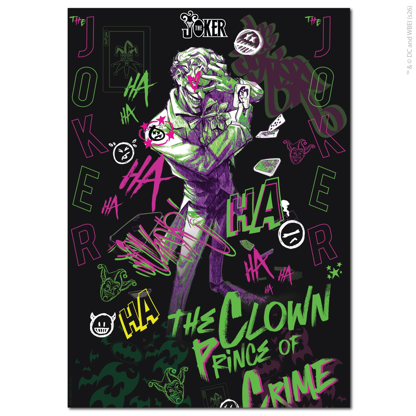 The Joker™ Print – Prince Of Crime Poster Wall Art