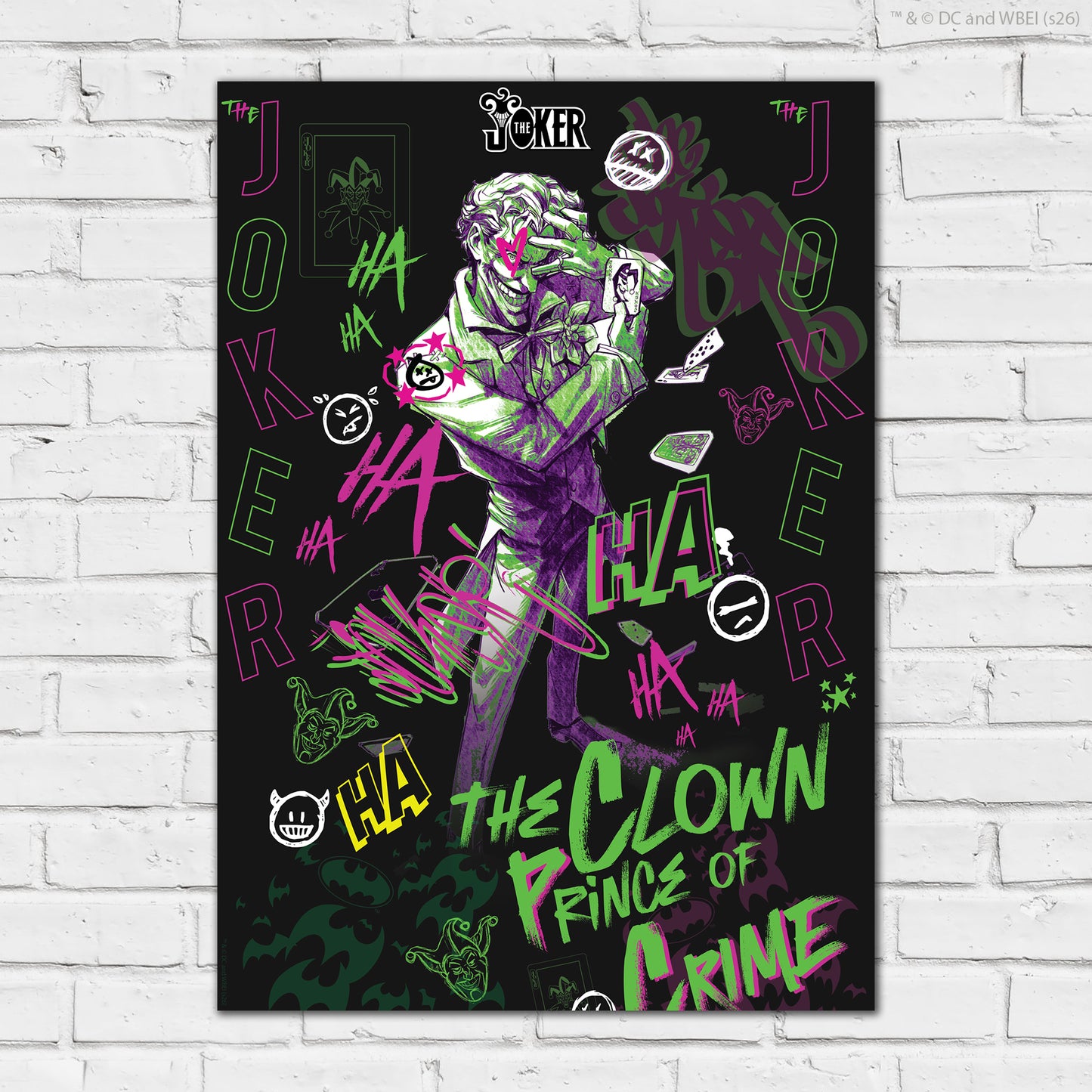 The Joker™ Print – Prince Of Crime Poster Wall Art
