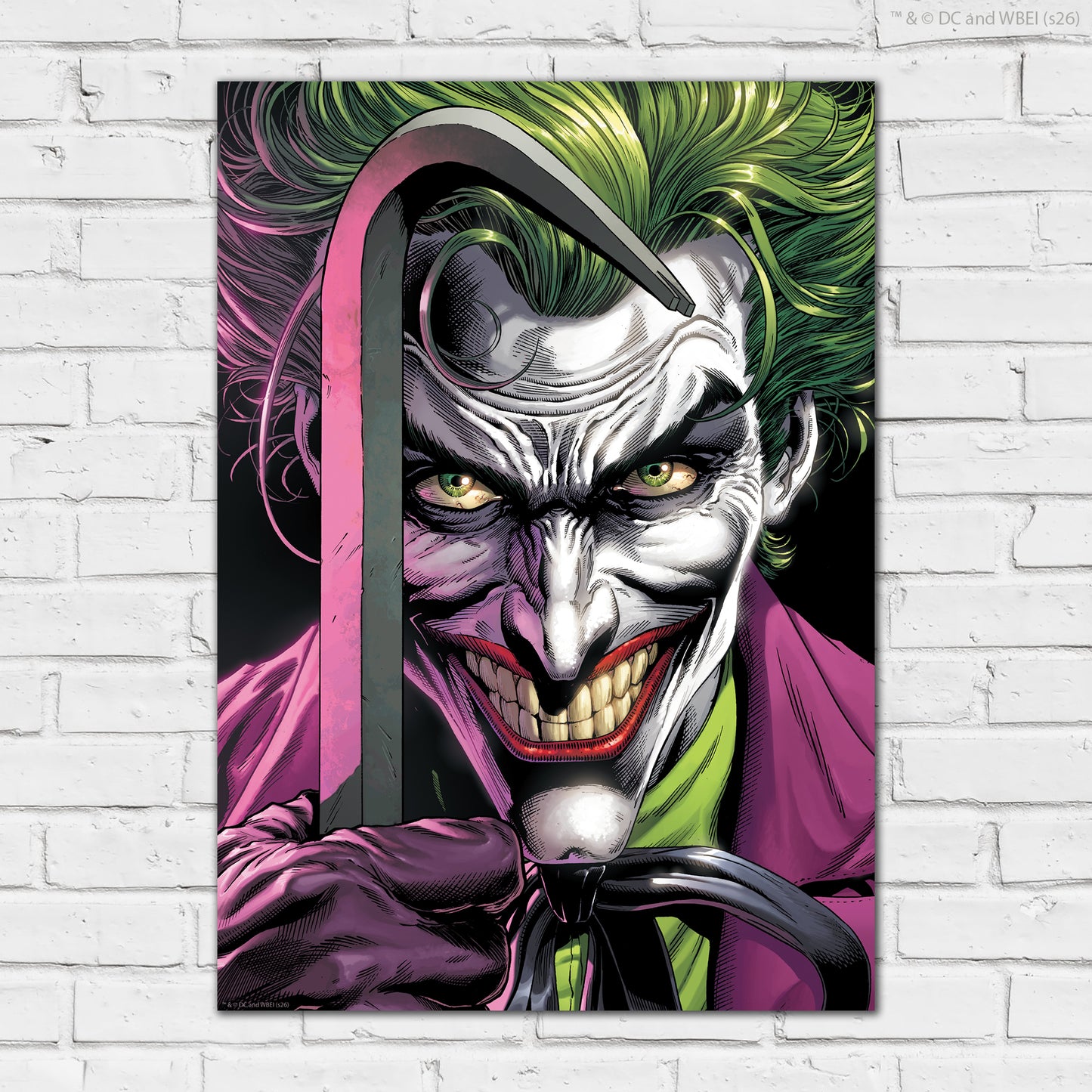 The Joker™ Print – The Joker With Crowbar Poster Wall Art