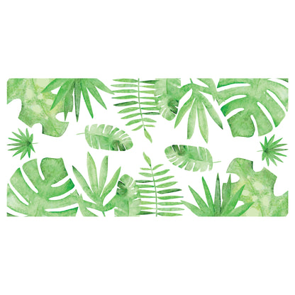 Watercolour Jungle Wall Sticker - Jungle Leaves Decal Wall Art