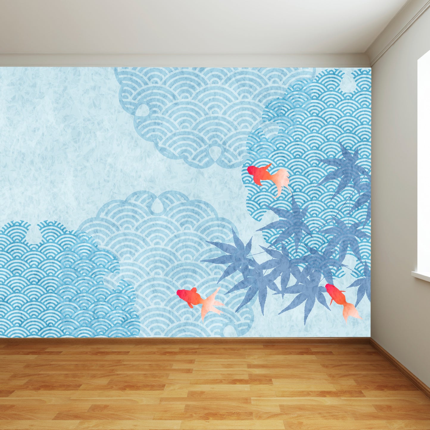 Just Keep Swimming Full Wall Mural
