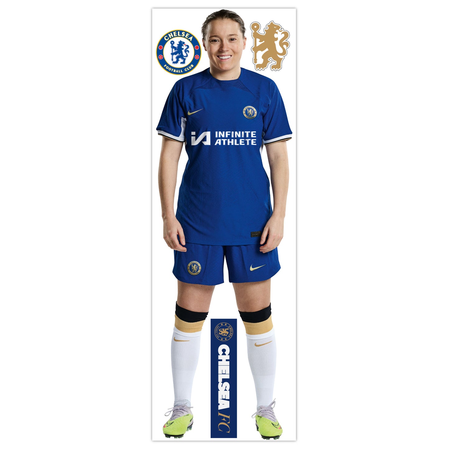 Chelsea FC - Fran Kirby 23/24 Player Wall Sticker + CFC Decal Set