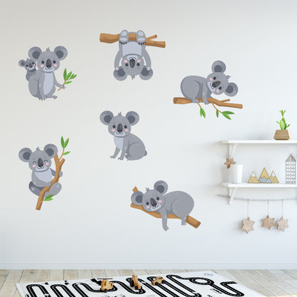 Koala Wall Sticker - Koala Decal Set Wall Sticker