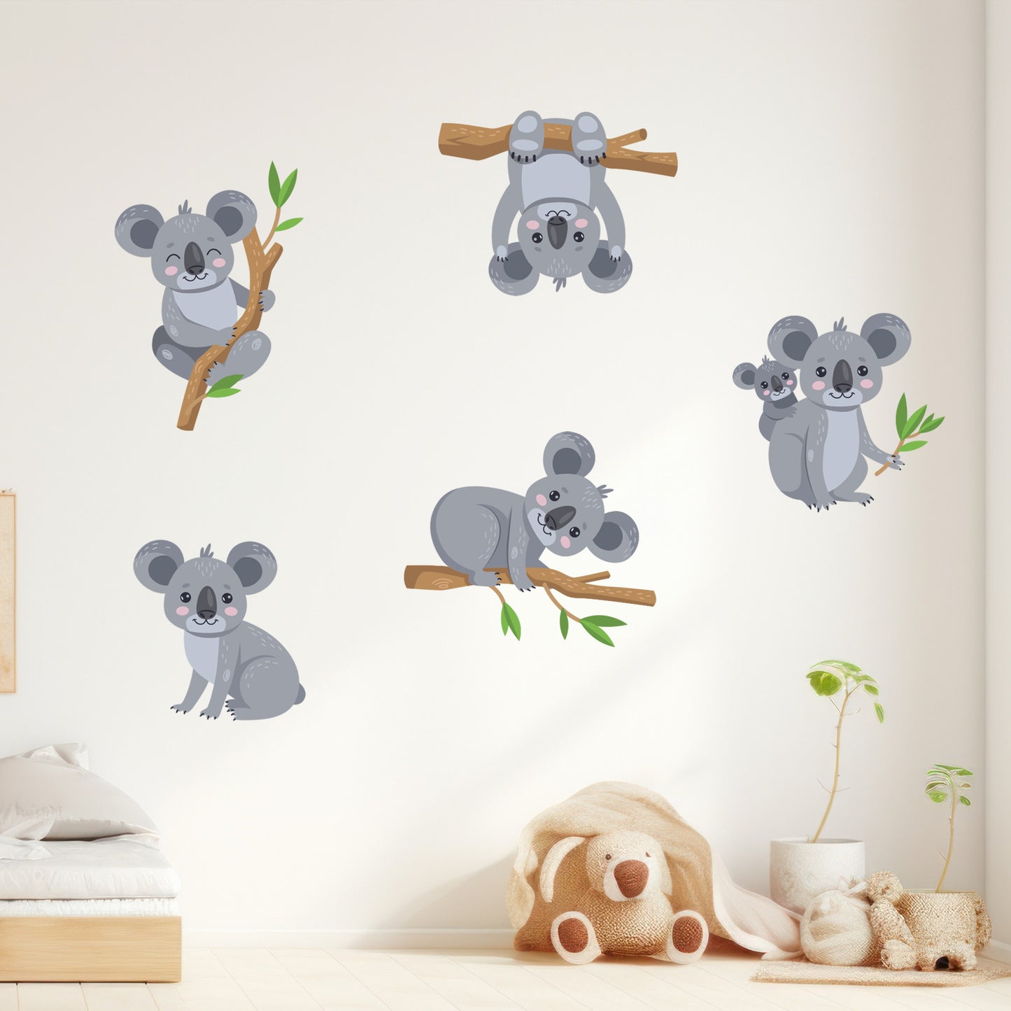 Koala Wall Sticker - Koala Decal Set Wall Sticker