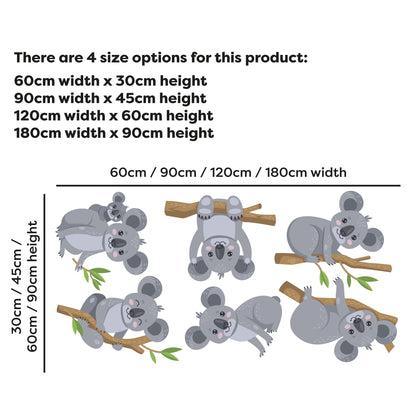 Koala Wall Sticker - Koala Decal Set Wall Sticker