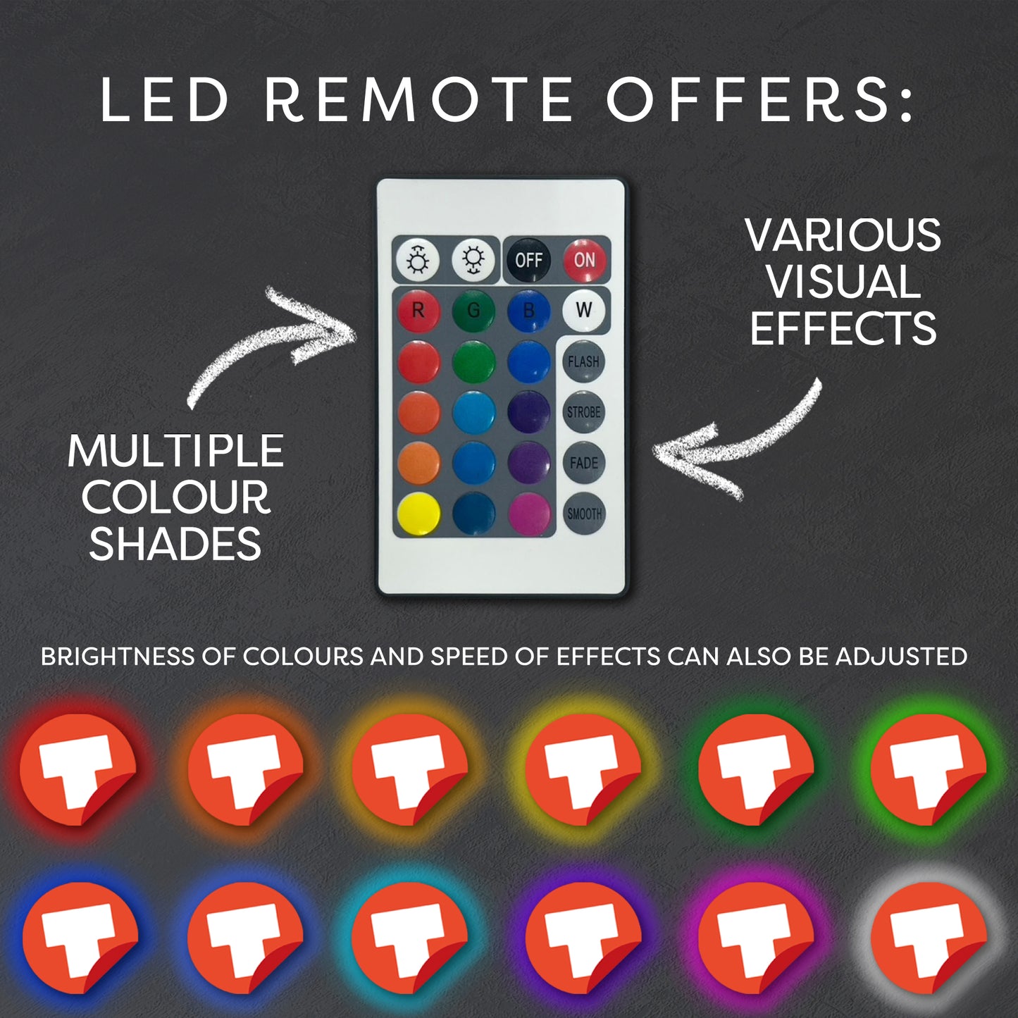 Custom Printed Club LED Backlit Wallpop