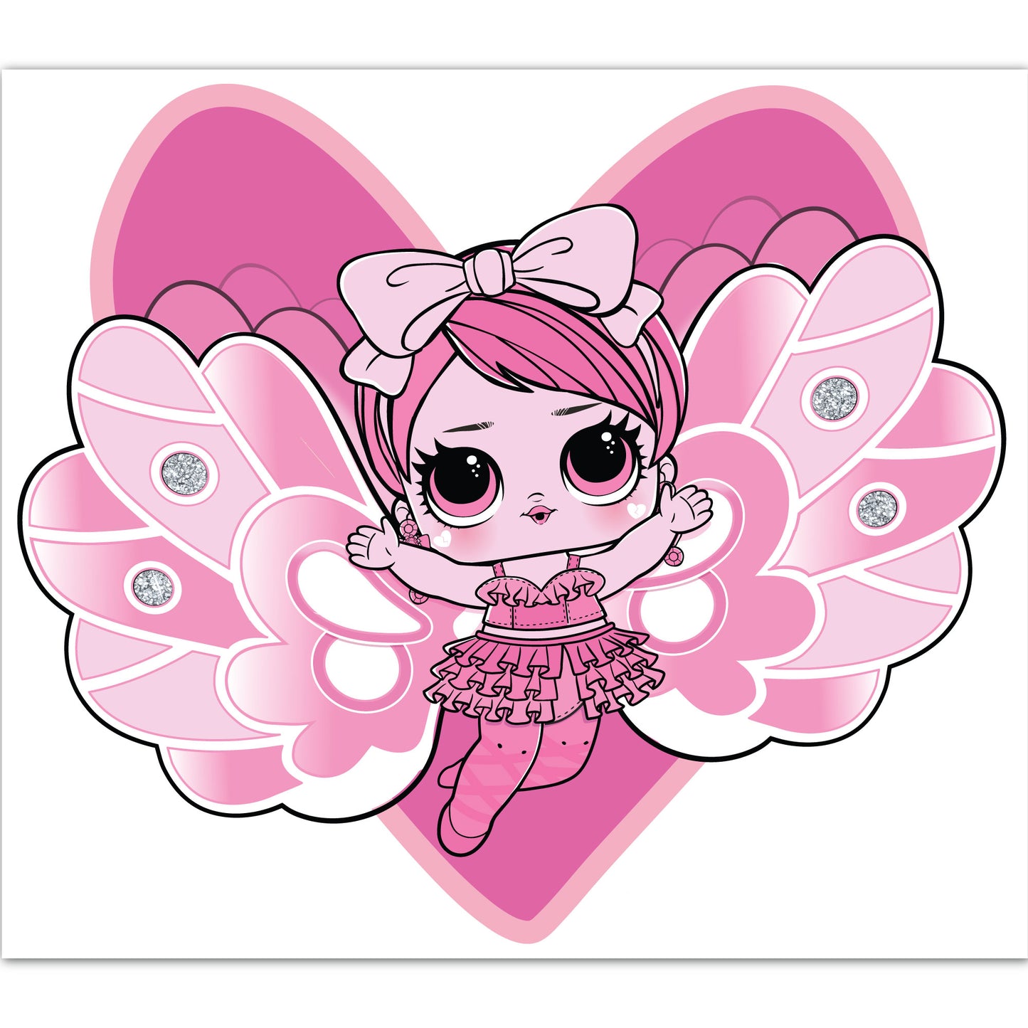 L.O.L Surprise! Wall Sticker - Fairies Miss Rainbow Wall Art