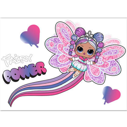 L.O.L Surprise! Wall Sticker - Fairies Snowflake Wall Art