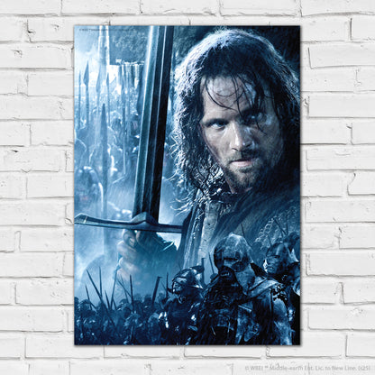 The Lord of the Rings Print – Aragorn Helms Deep Poster Wall Art