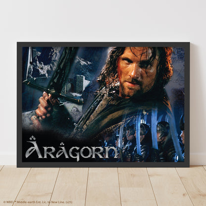 The Lord of the Rings Print – Aragorn Andúril Poster Wall Art