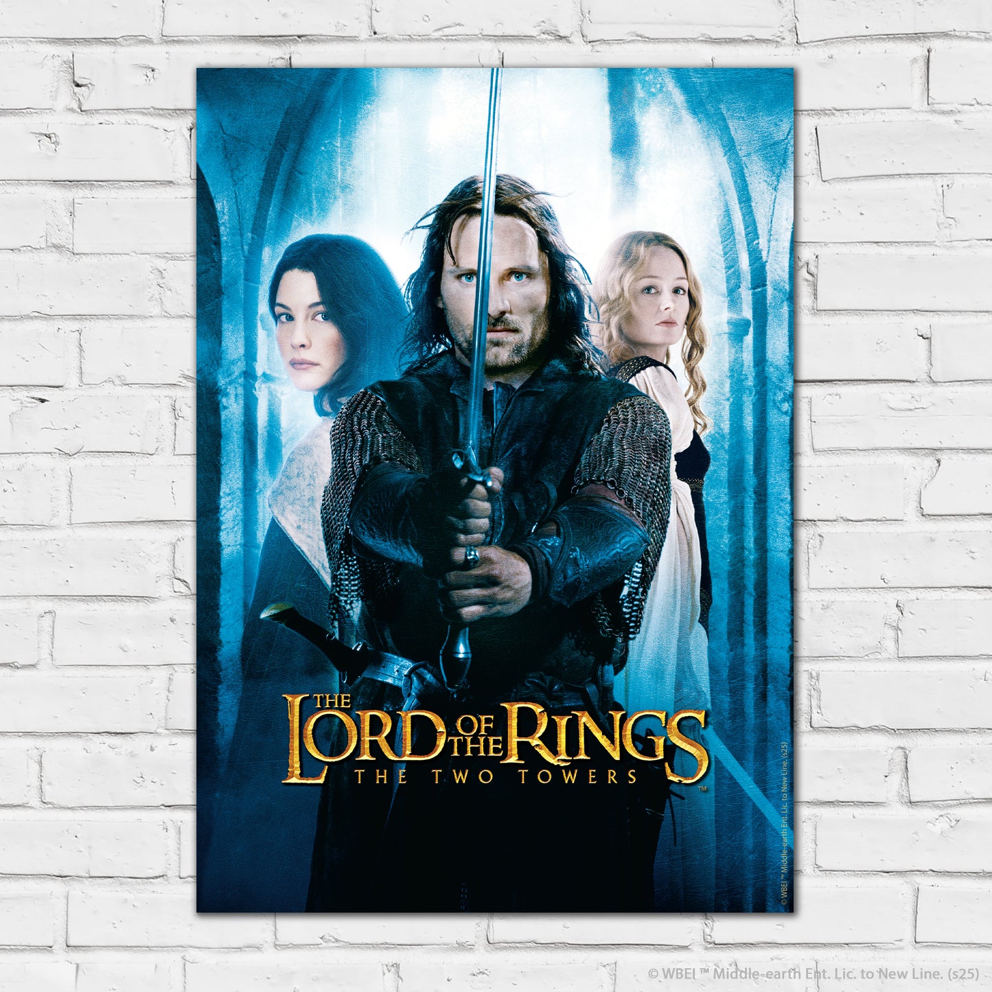 The Lord of the Rings Print –  Aragorn Arwen And Eowyn Poster Wall Art