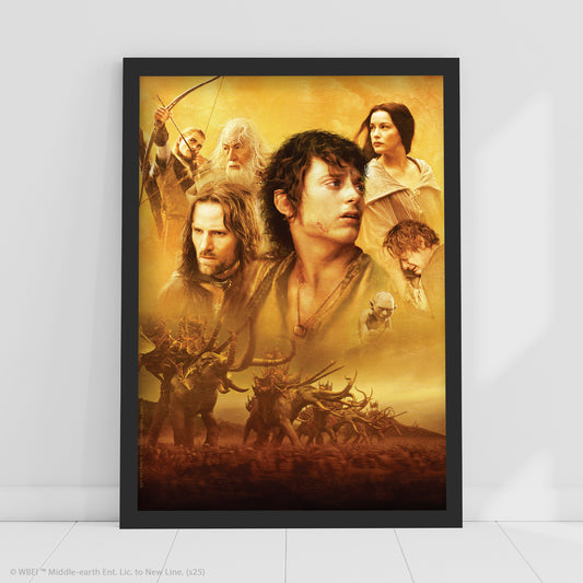 The Lord of the Rings Print –  Frodo And Elephant Army Poster Wall Art