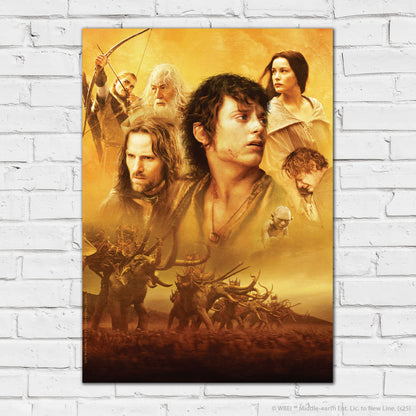 The Lord of the Rings Print –  Frodo And Elephant Army Poster Wall Art