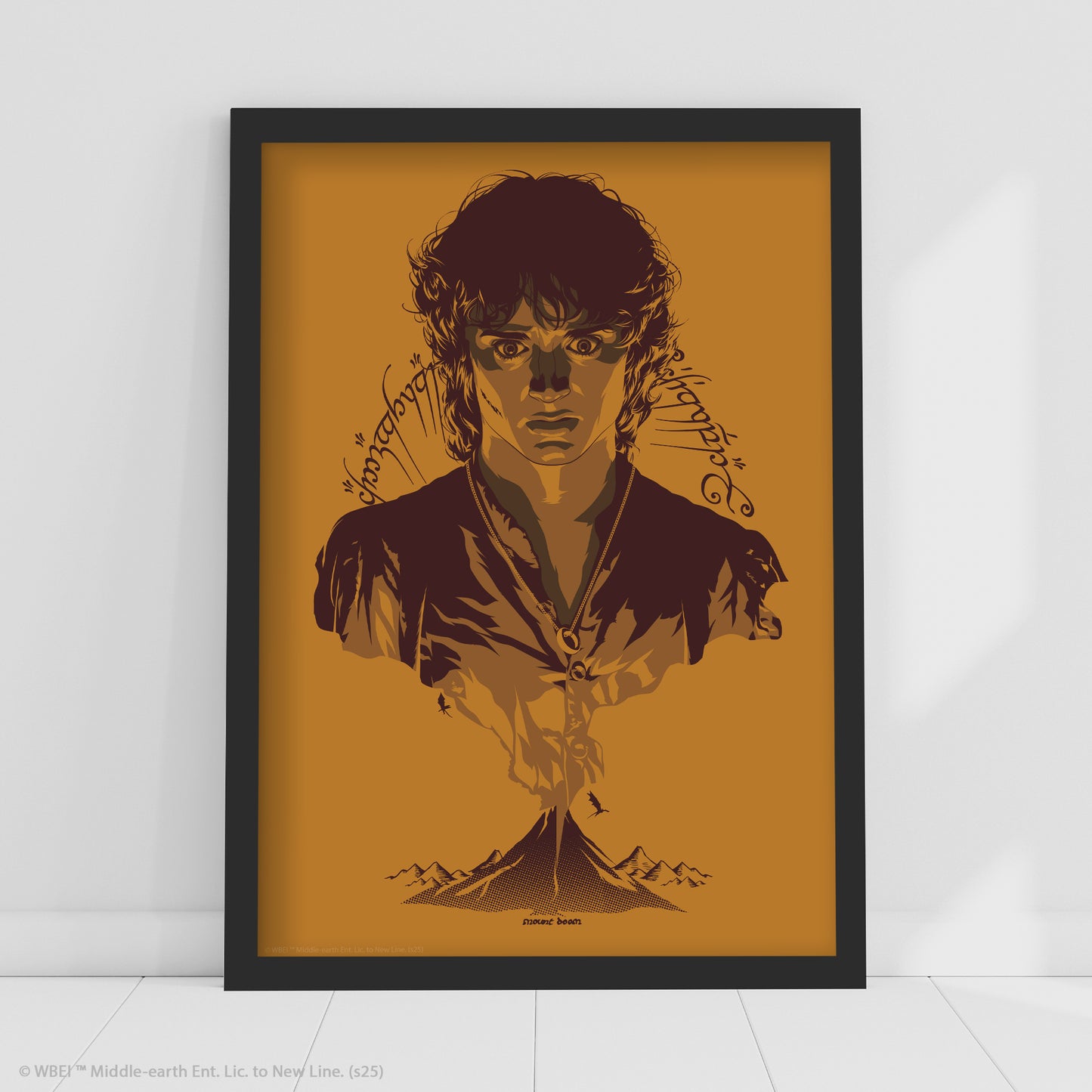 The Lord of the Rings Print – Frodo Mount Doom Poster Wall Art