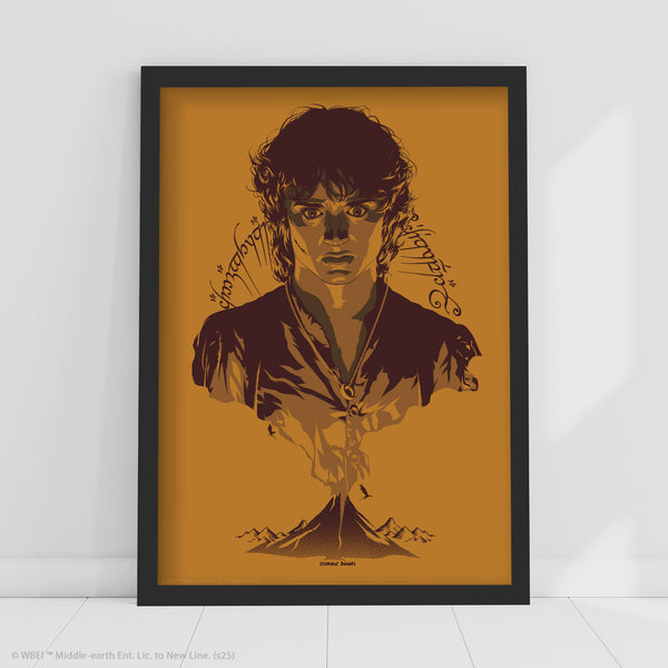 The Lord of the Rings Print – Frodo Mount Doom Poster Wall Art – www ...