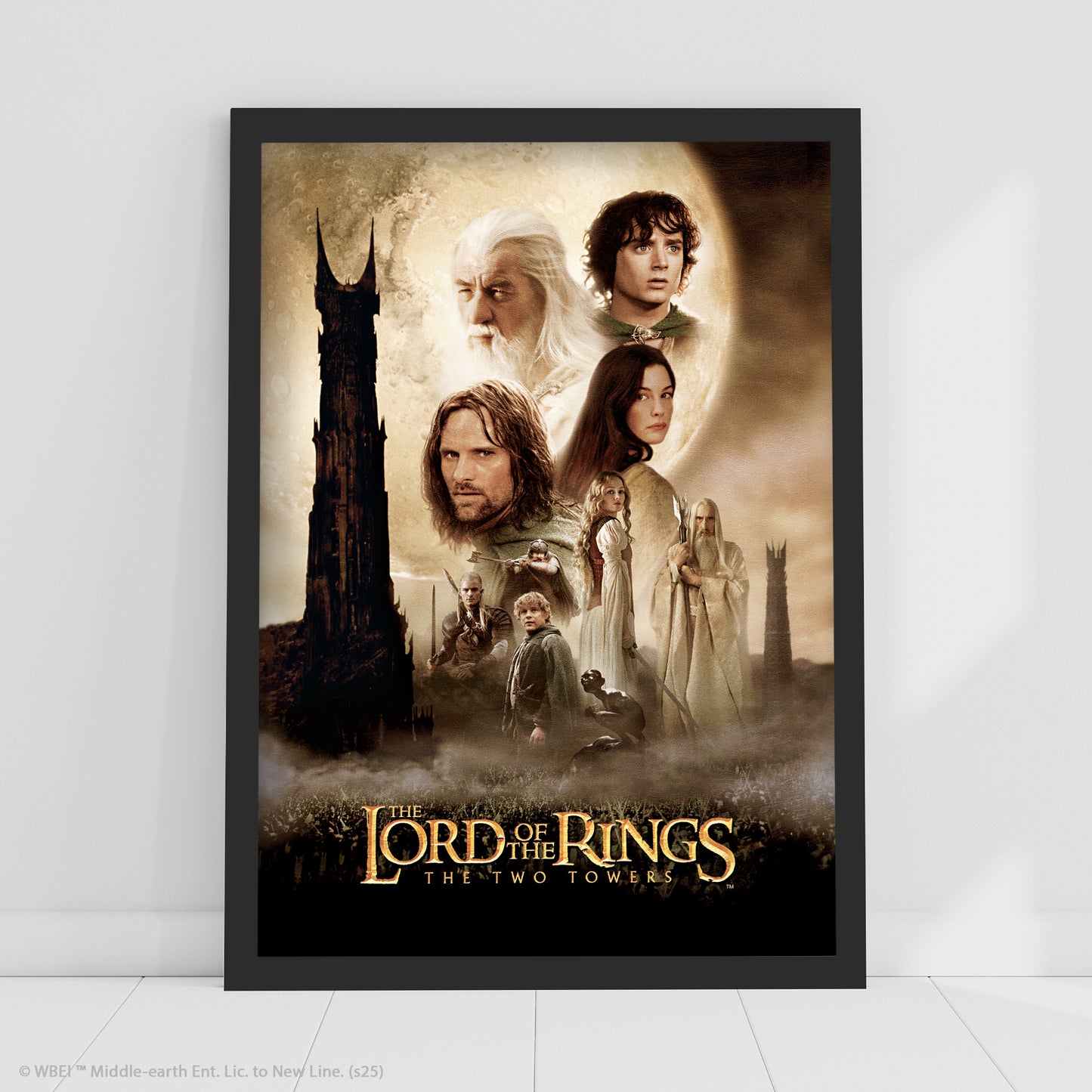 The Lord of the Rings Print –  The Two Towers Mordor Poster Wall Art
