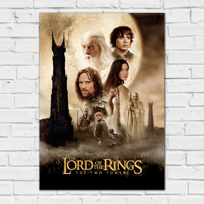 The Lord of the Rings Print –  The Two Towers Mordor Poster Wall Art