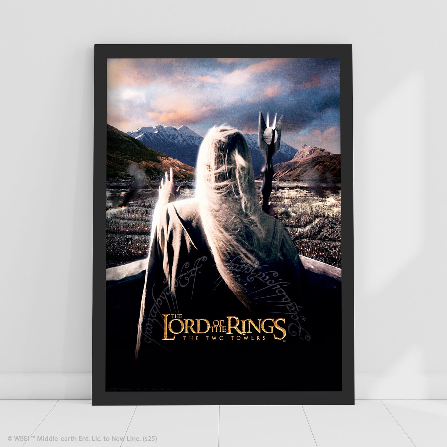 The Lord of the Rings Print –  The Two Towers Saruman Poster Wall Art