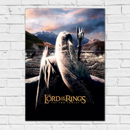 The Lord of the Rings Print –  The Two Towers Saruman Poster Wall Art