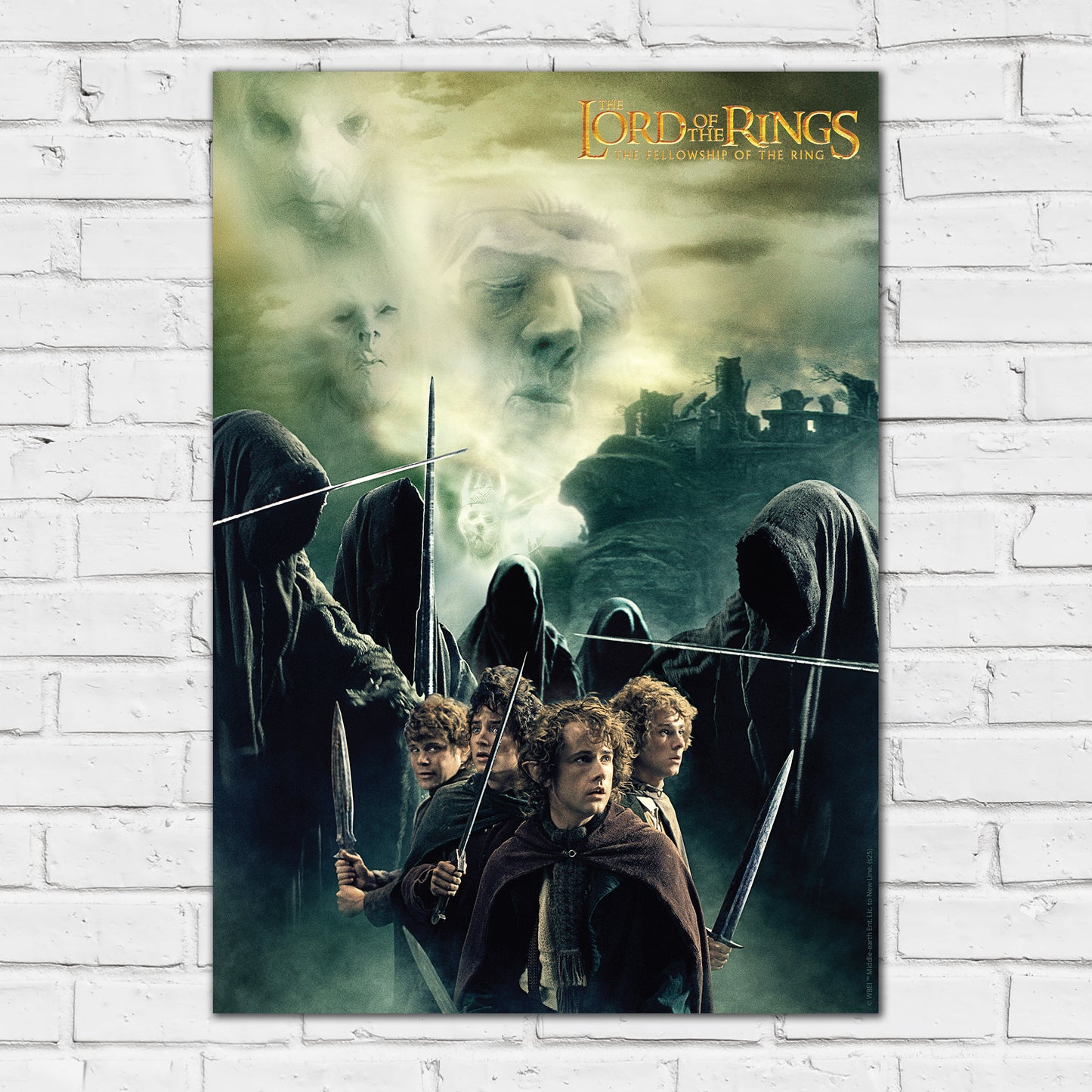 The Lord of the Rings Print –  Weathertop Faces In The Clouds Poster Wall Art