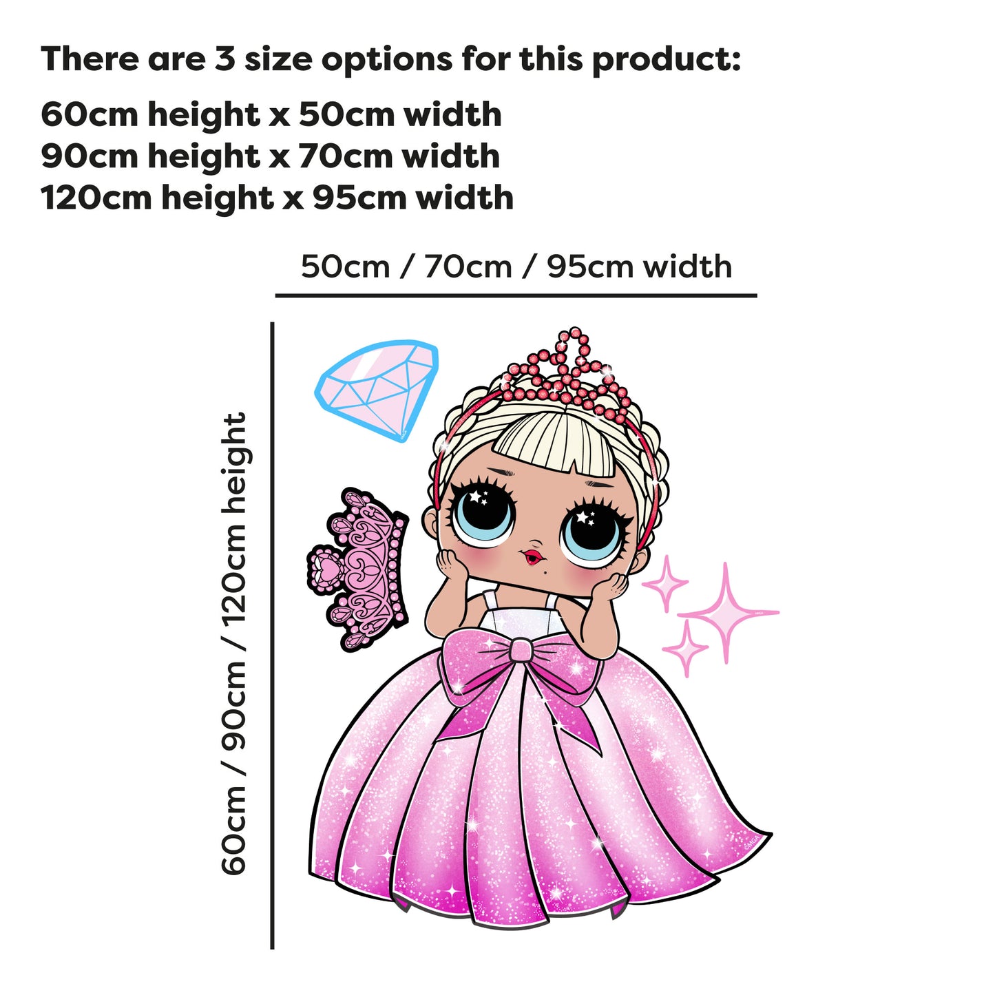 L.O.L Surprise! Wall Sticker - Reign Leading Baby Wall Art