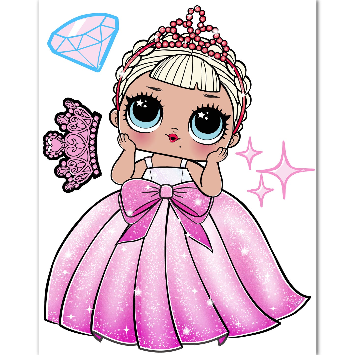 L.O.L Surprise! Wall Sticker - Reign Leading Baby Wall Art