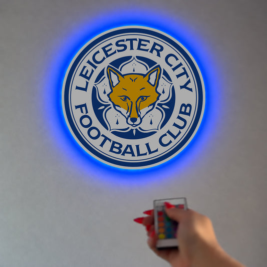 Leicester City Crest LED Backlit WallLite