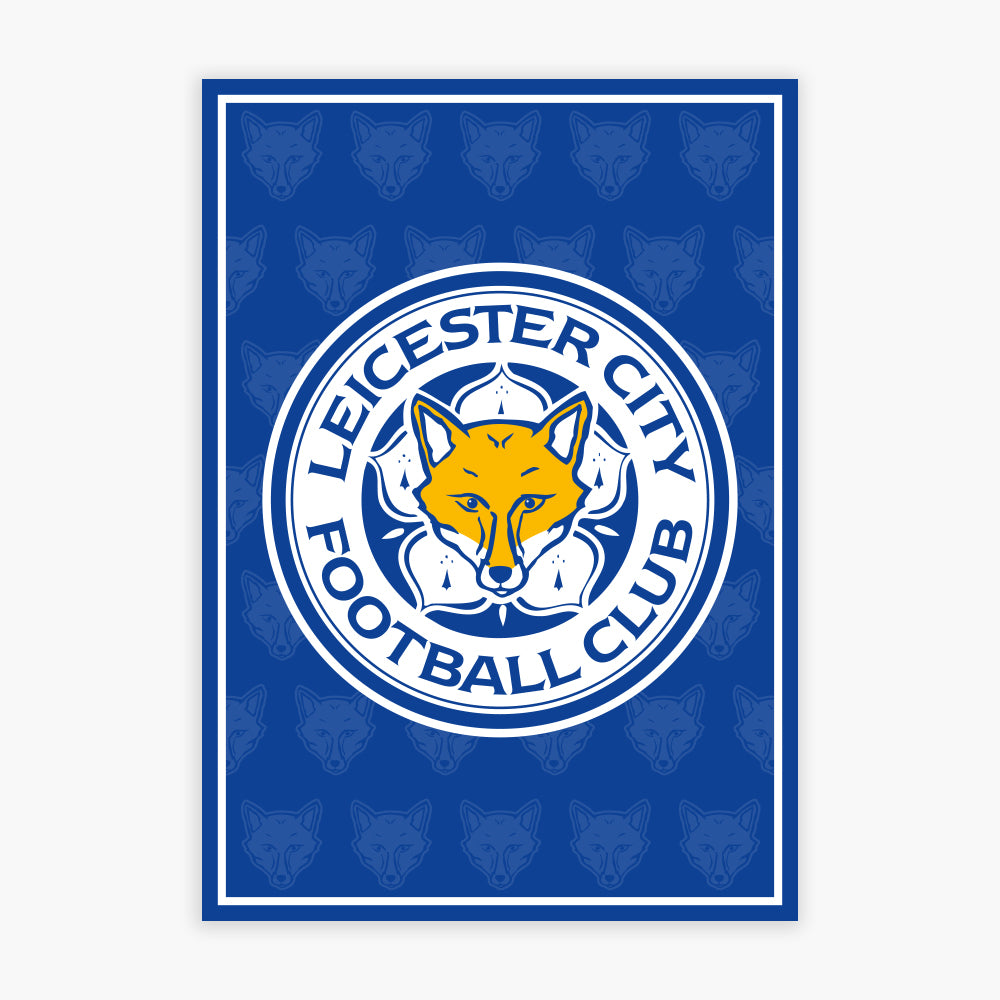 Leicester City Print - Crest Poster