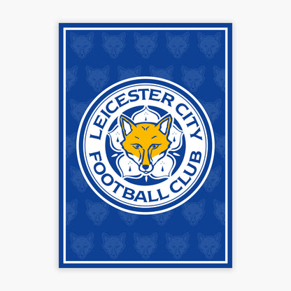 Leicester City Print - Crest Poster