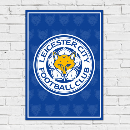 Leicester City Print - Crest Poster