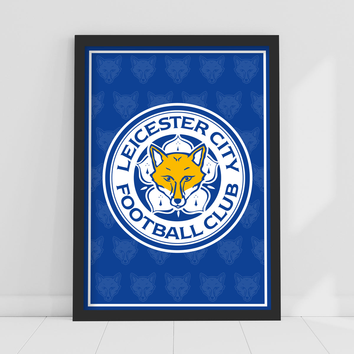 Leicester City Print - Crest Poster
