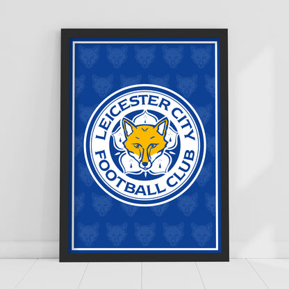 Leicester City Print - Crest Poster