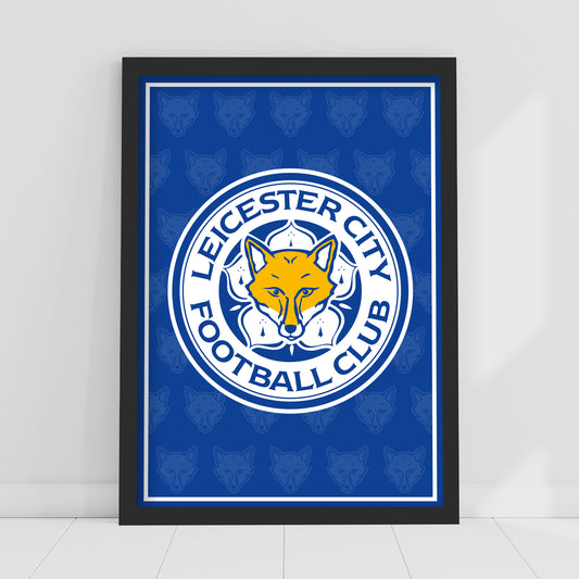 Leicester City Print - Crest Poster