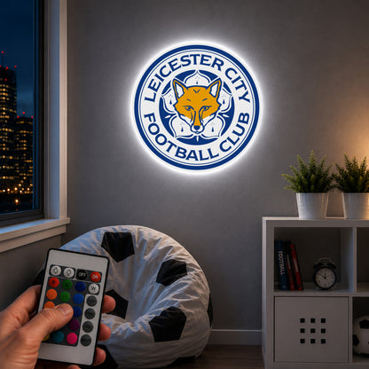Leicester City Crest LED Backlit WallLite