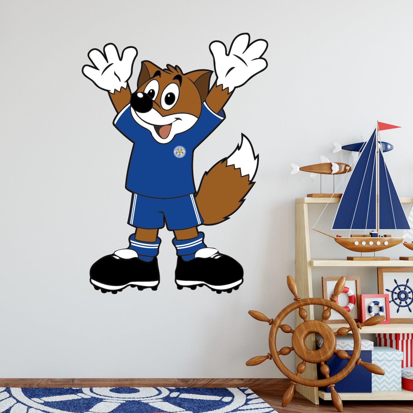 Leicester City - Filbert Mascot Wall Sticker