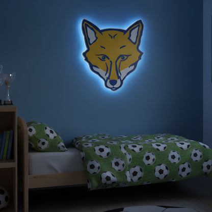 Leicester City Fox Head LED Backlit WallLite