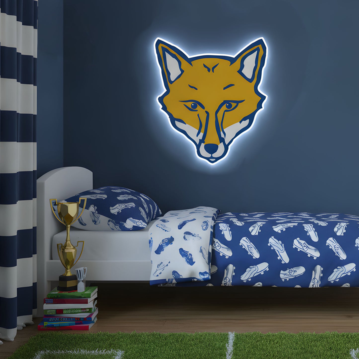 Leicester City Fox Head LED Backlit WallLite